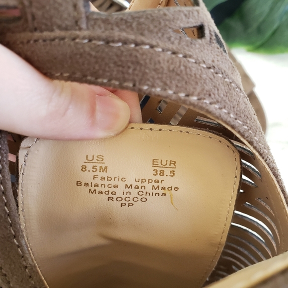 Sam Edelman| Rocco Lace Up Heeled Sandal Size 8.5 - Picture 6 of 7